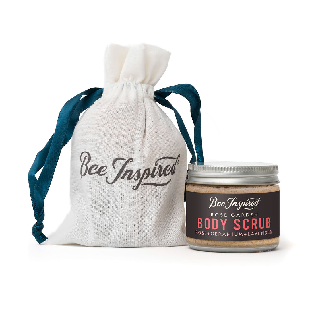 rose garden body scrub party favor
