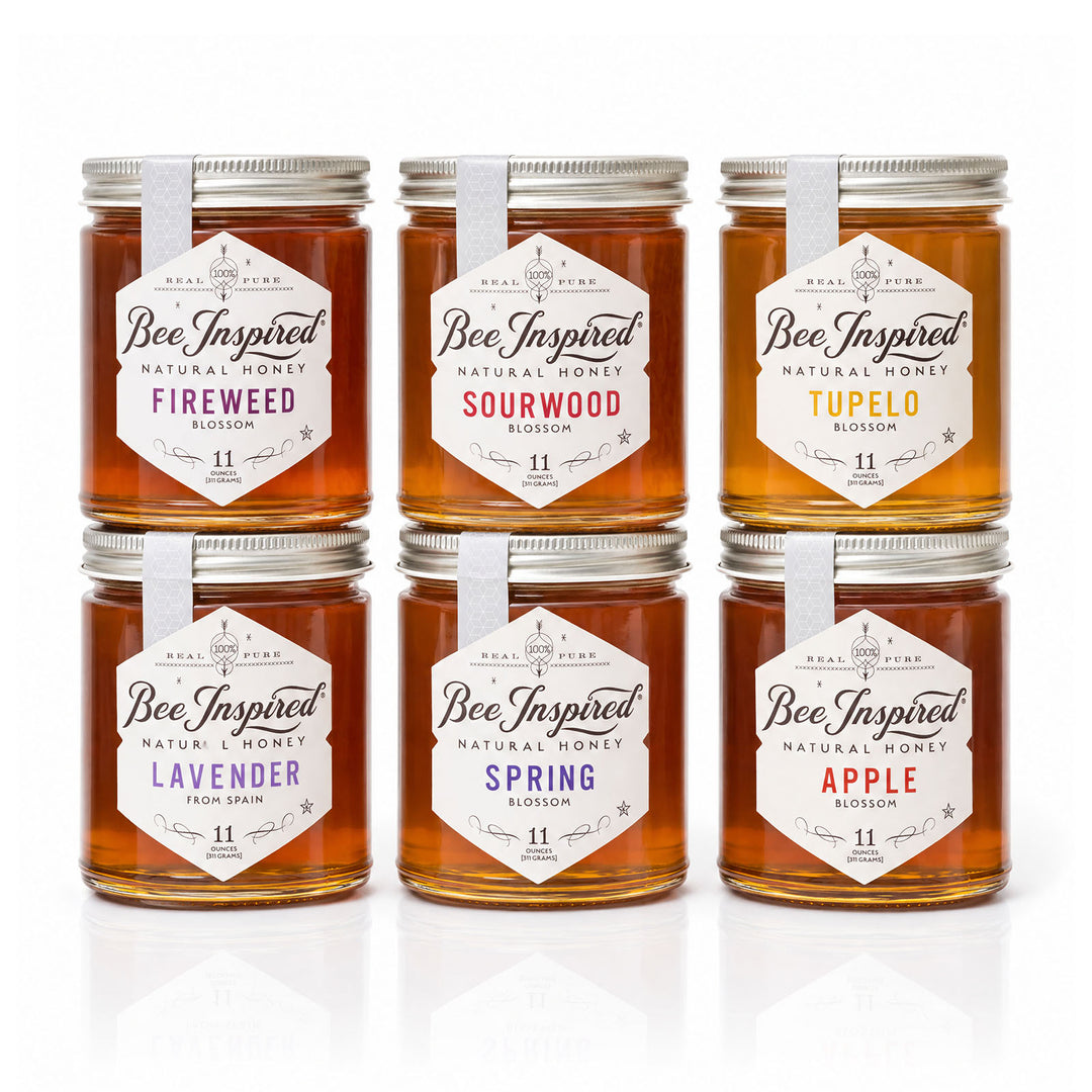 Six rare honey in a set called royale celler honey gift