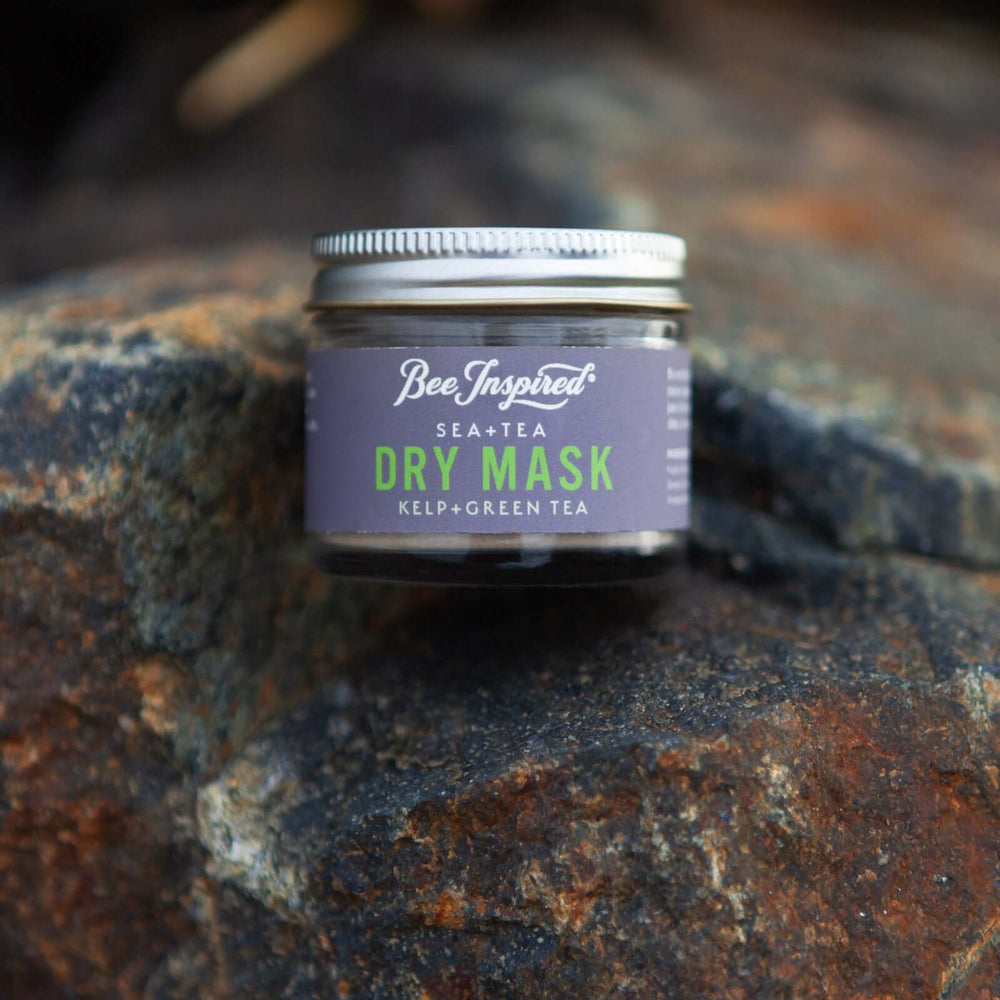 Sea+Tea dry Mask on rock