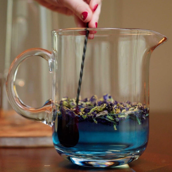 Making Blue Butterfly Pea Tea