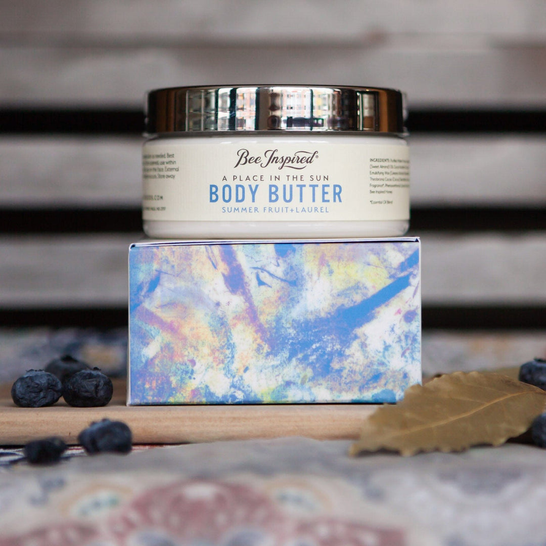 Sun Body Butter on packaging