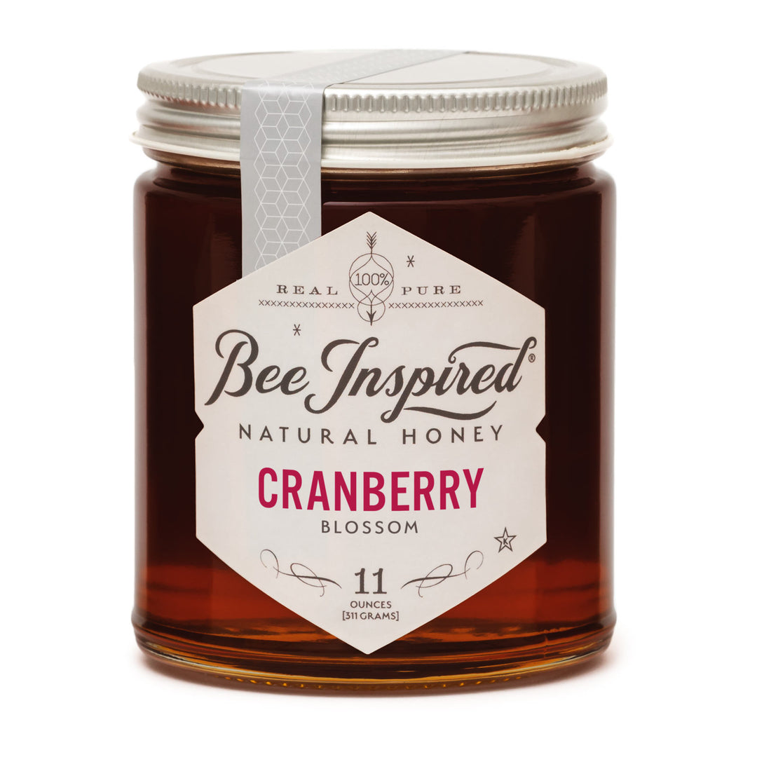 Cranberry honey on white 