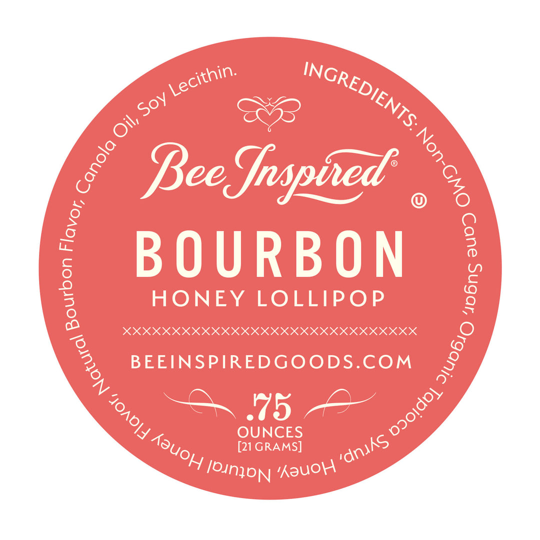 bourbon lollipop sticker