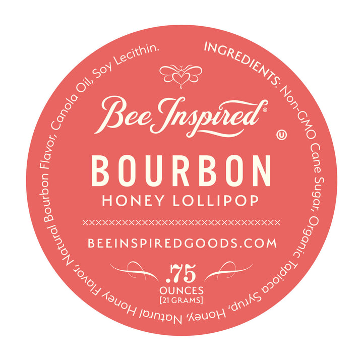 bourbon lollipop sticker