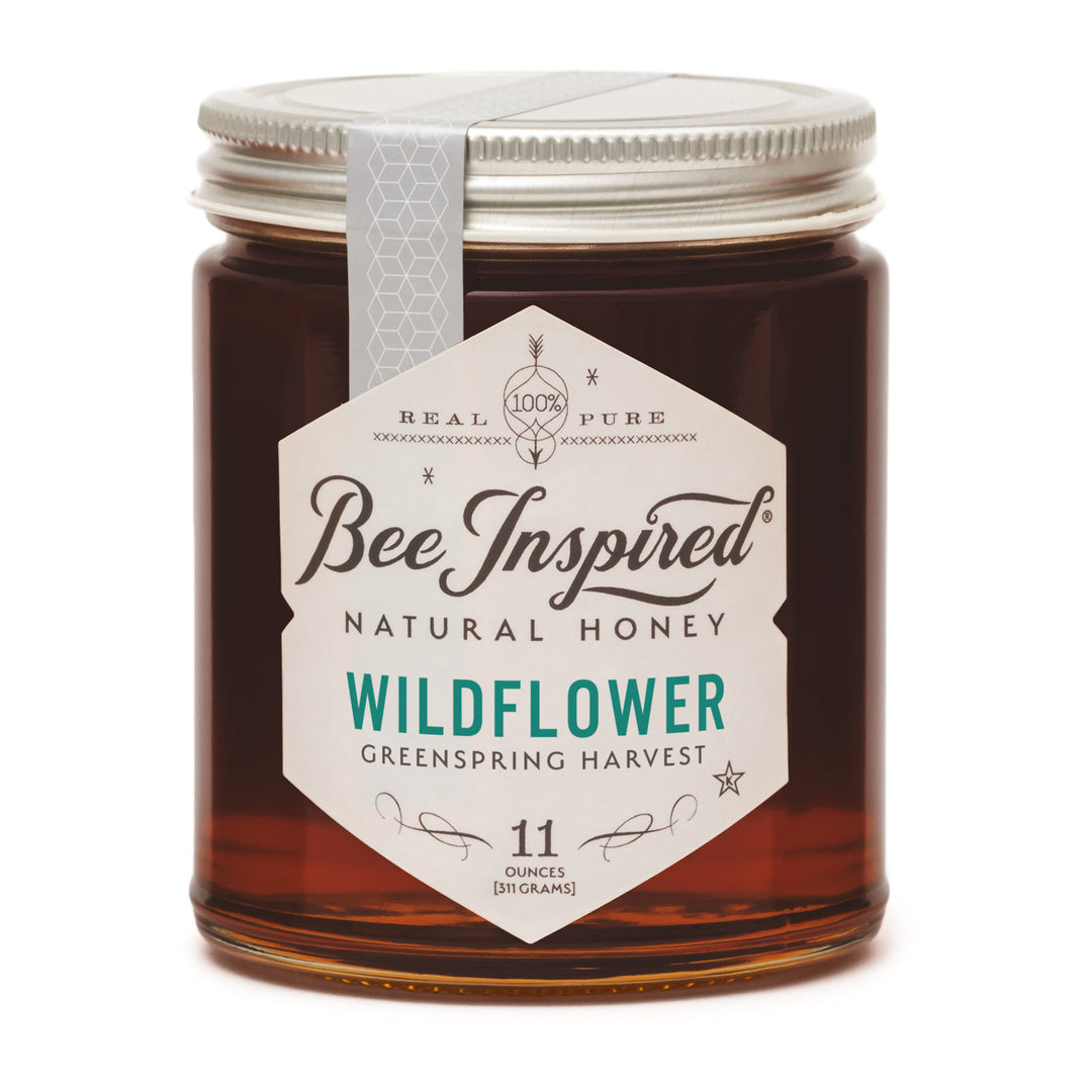 greenspring wildflower honey from bee inspired honey retail store in owings mills on white 