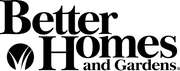 Black Better Homes and Gardens logo on white 