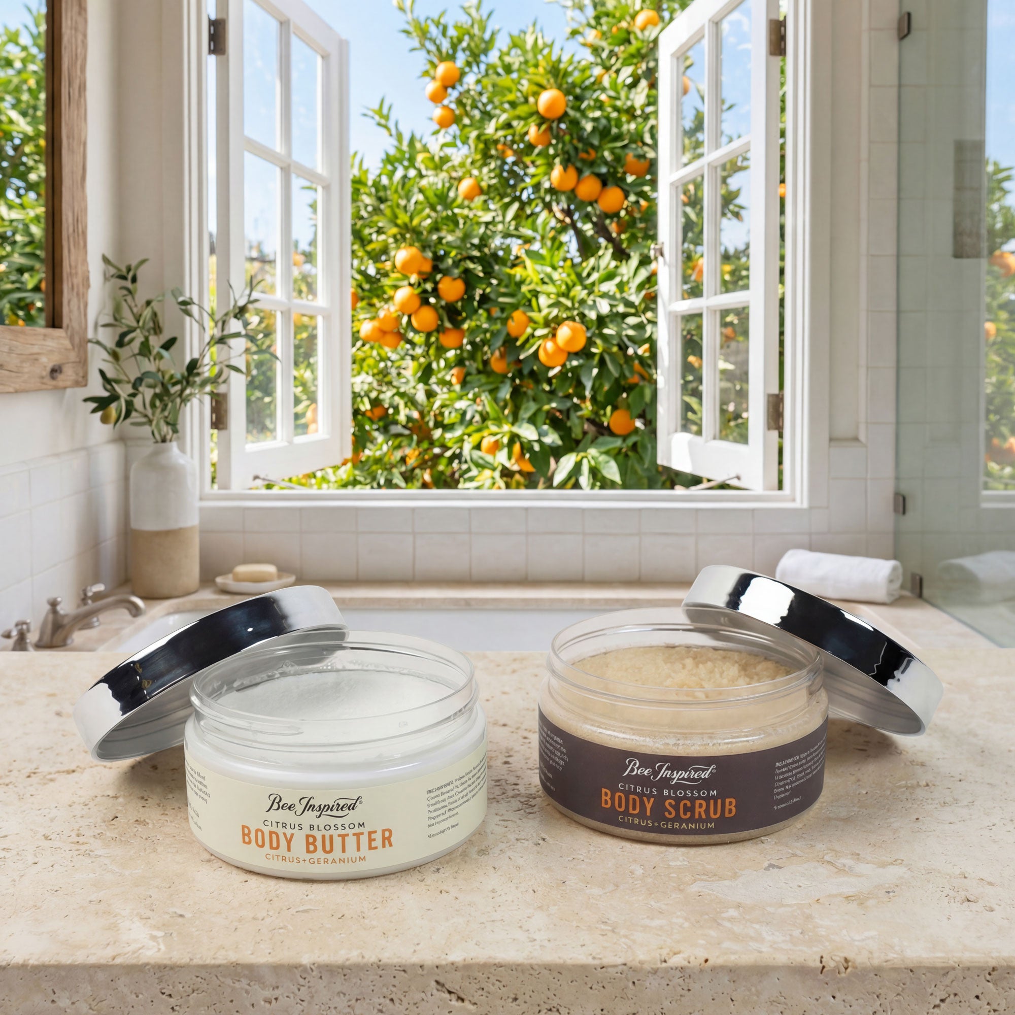 Citrus Blossom Honey Body Scrub | Bee Inspired Goods