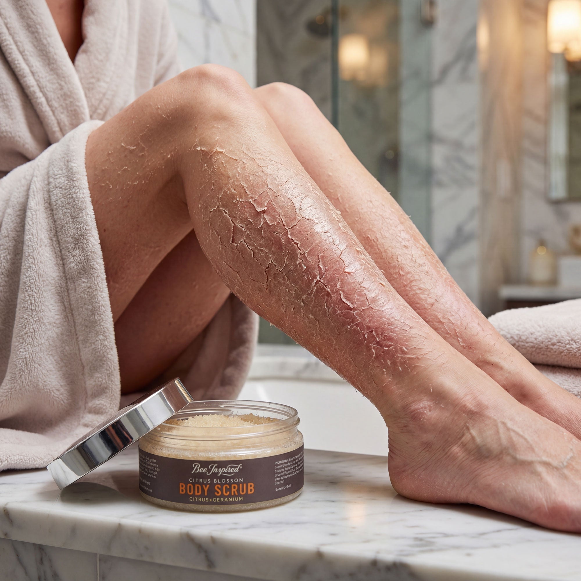 Citrus Blossom Honey Body Scrub | Bee Inspired Goods