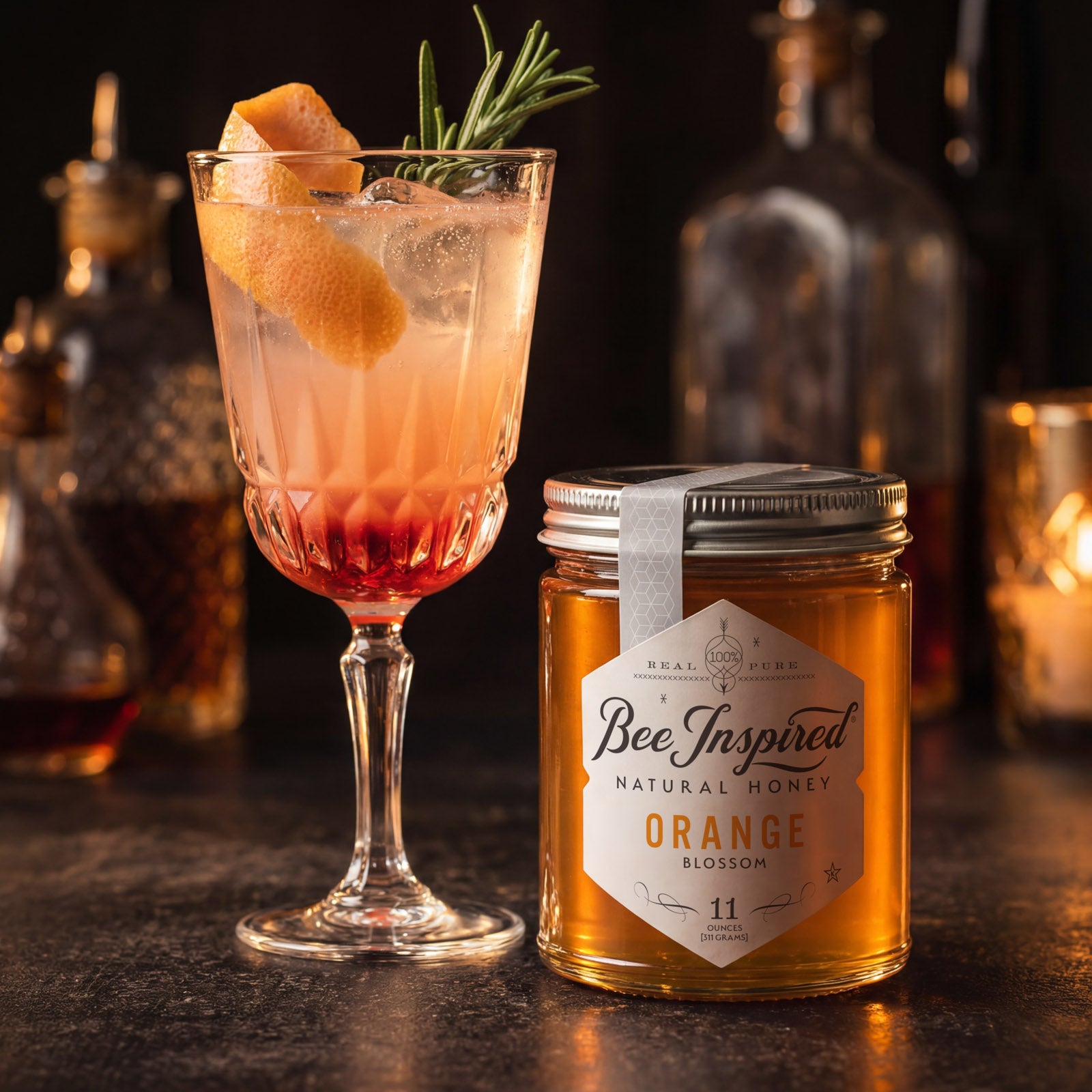 Raw Orange Blossom Honey: Florida Monofloral | Bee Inspired Goods