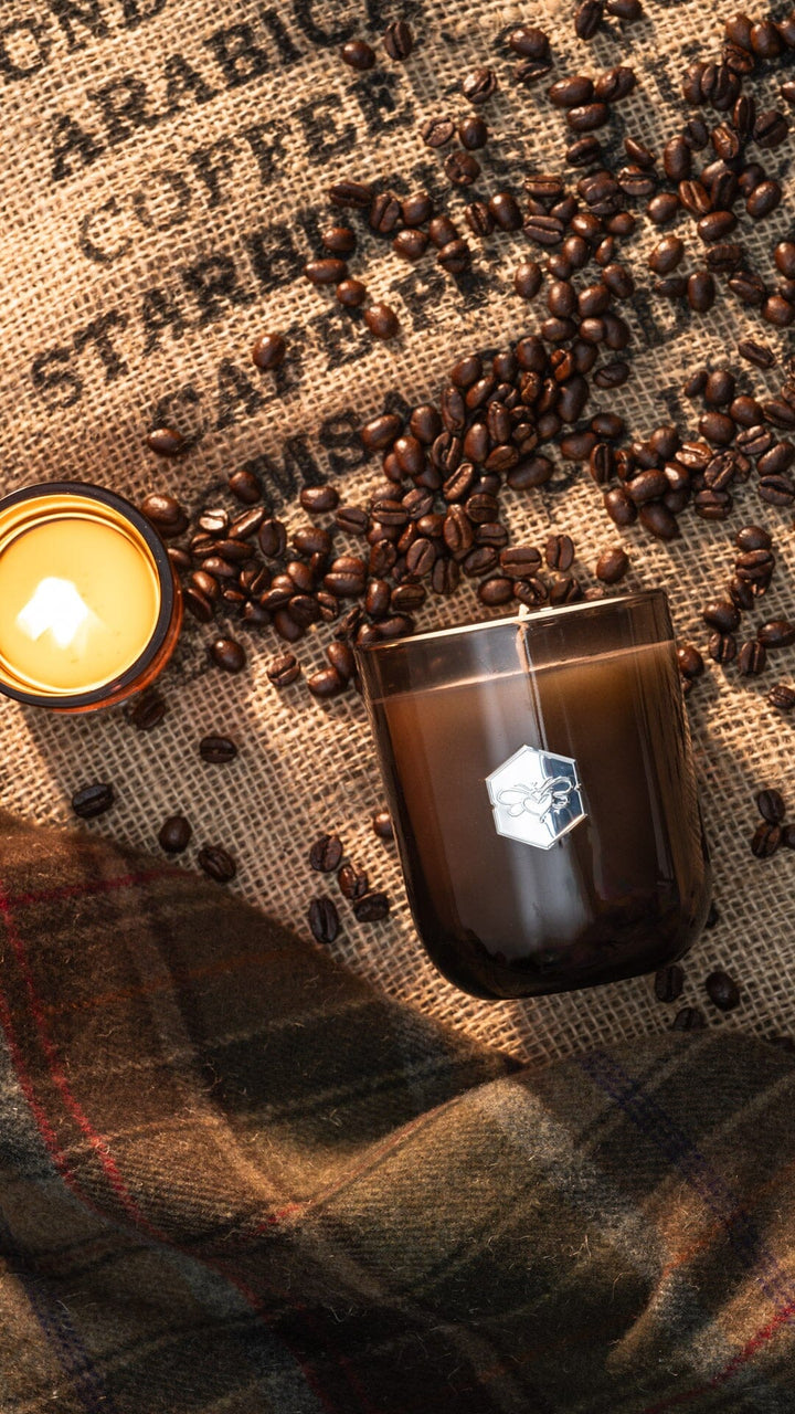 Double Espresso Luxe Candle tall pin