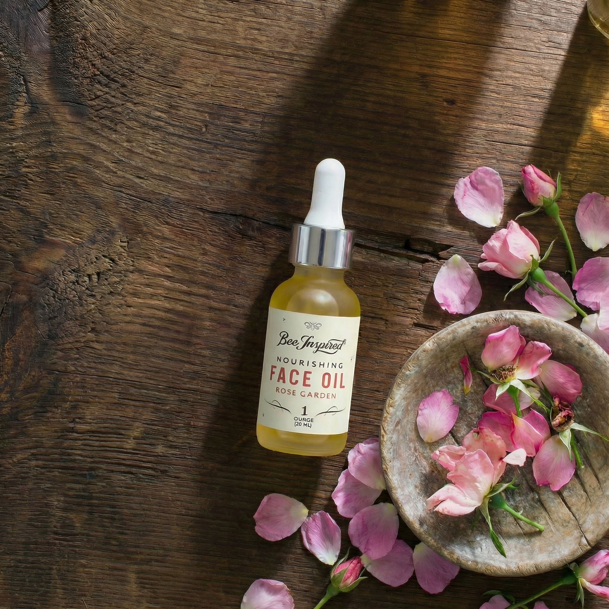 Rose Face Oil: Non-Comedogenic | Bee Inspired Goods