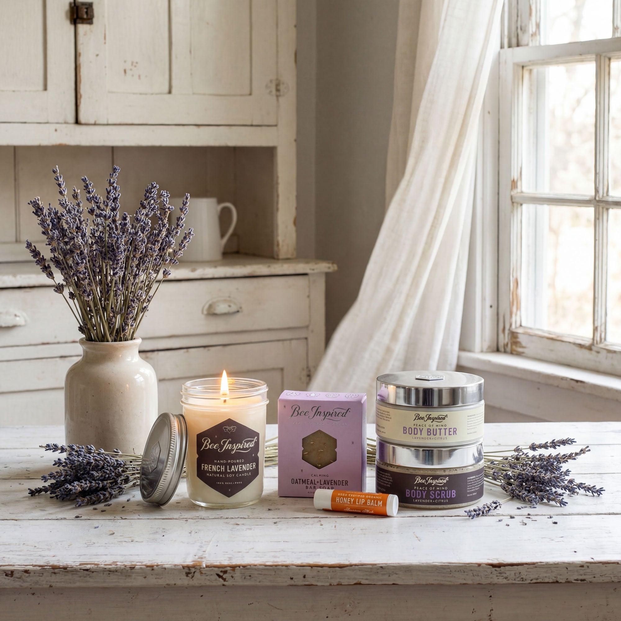 Farm to Body Sack: Lavender Bath & Body Set | Bee Inspired Goods