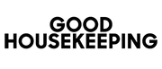 Black Good Housekeeping logo on white 