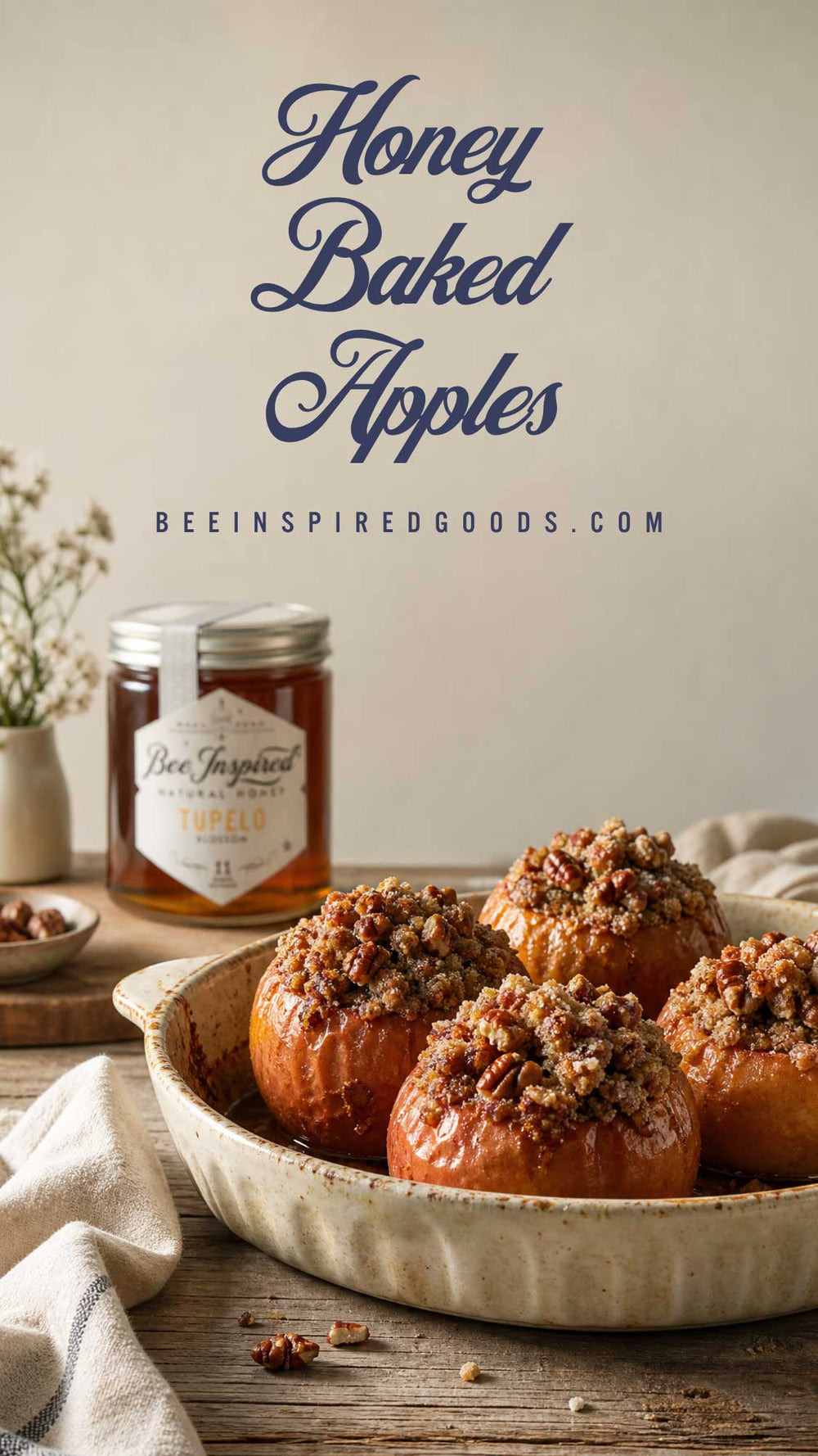 honey baked apples tall pin