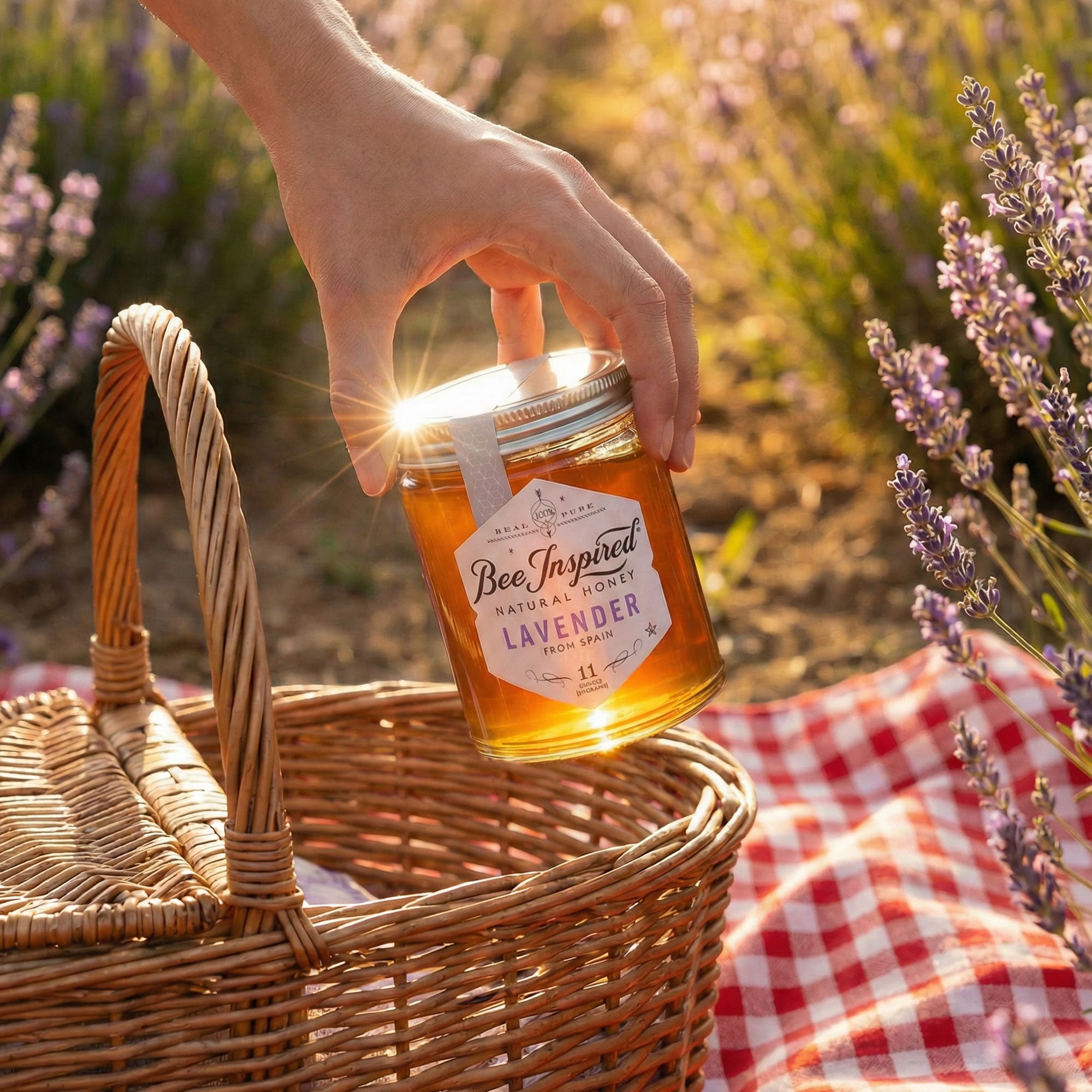Lavender Honey, Raw Monofloral | Bee Inspired Goods