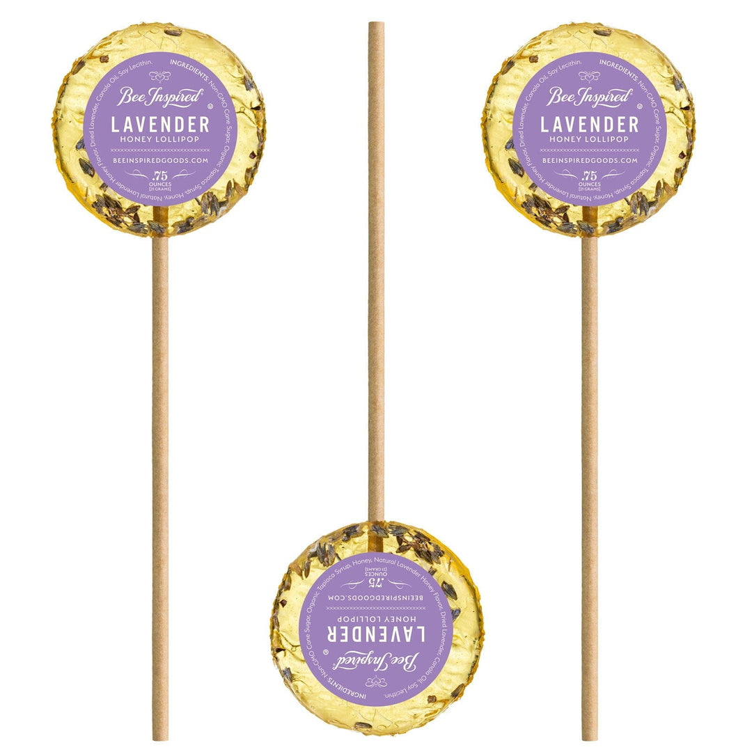 Lavender Honey Lollipops Bag of 8