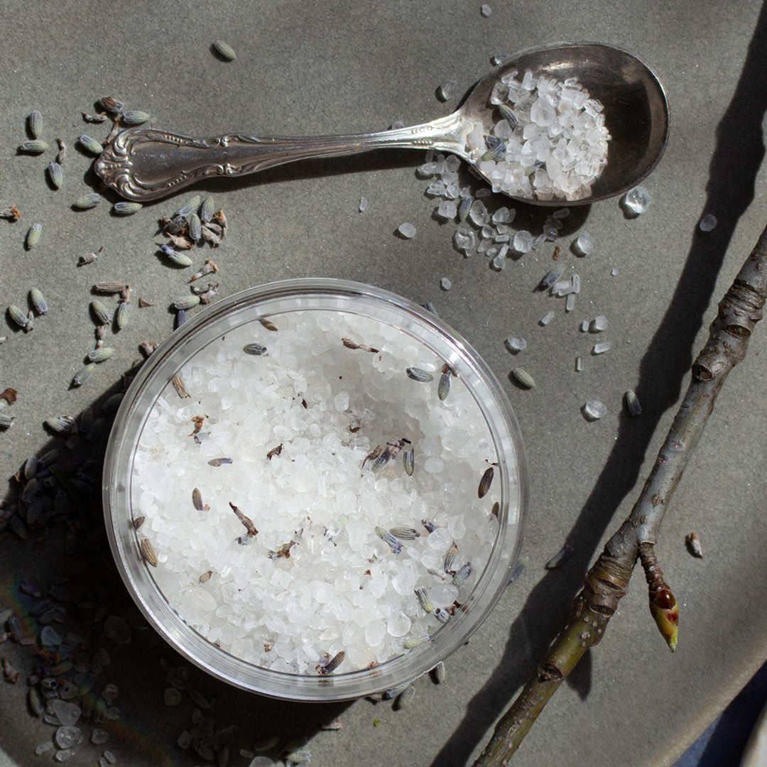 bee inspired peace of mind bath soak from above
