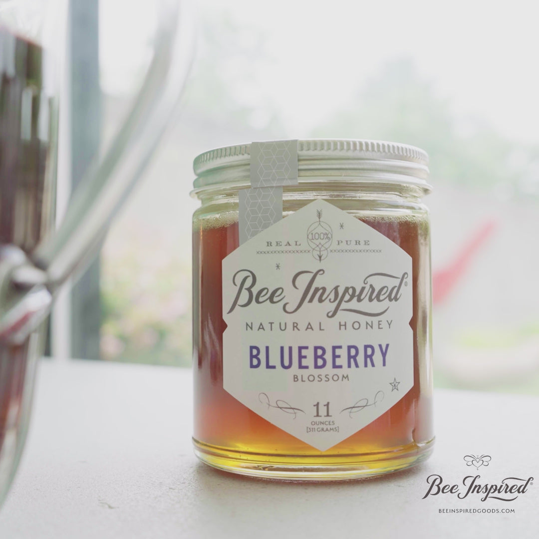 blueberry honey and midnight berry tea