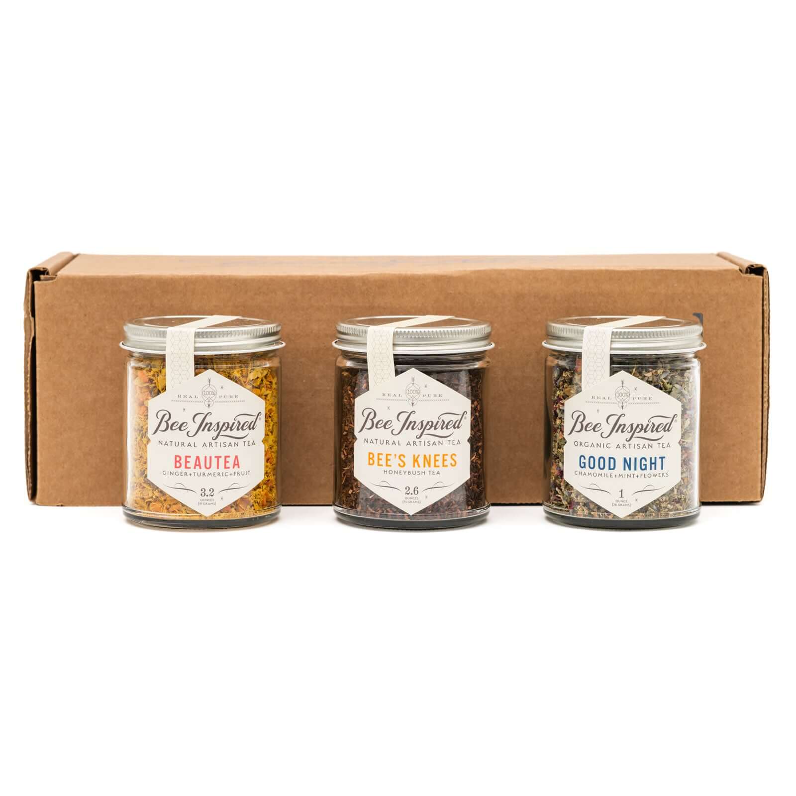 Relaxation Tea Set: Three Loose-Leaf Blends | Bee Inspired Goods