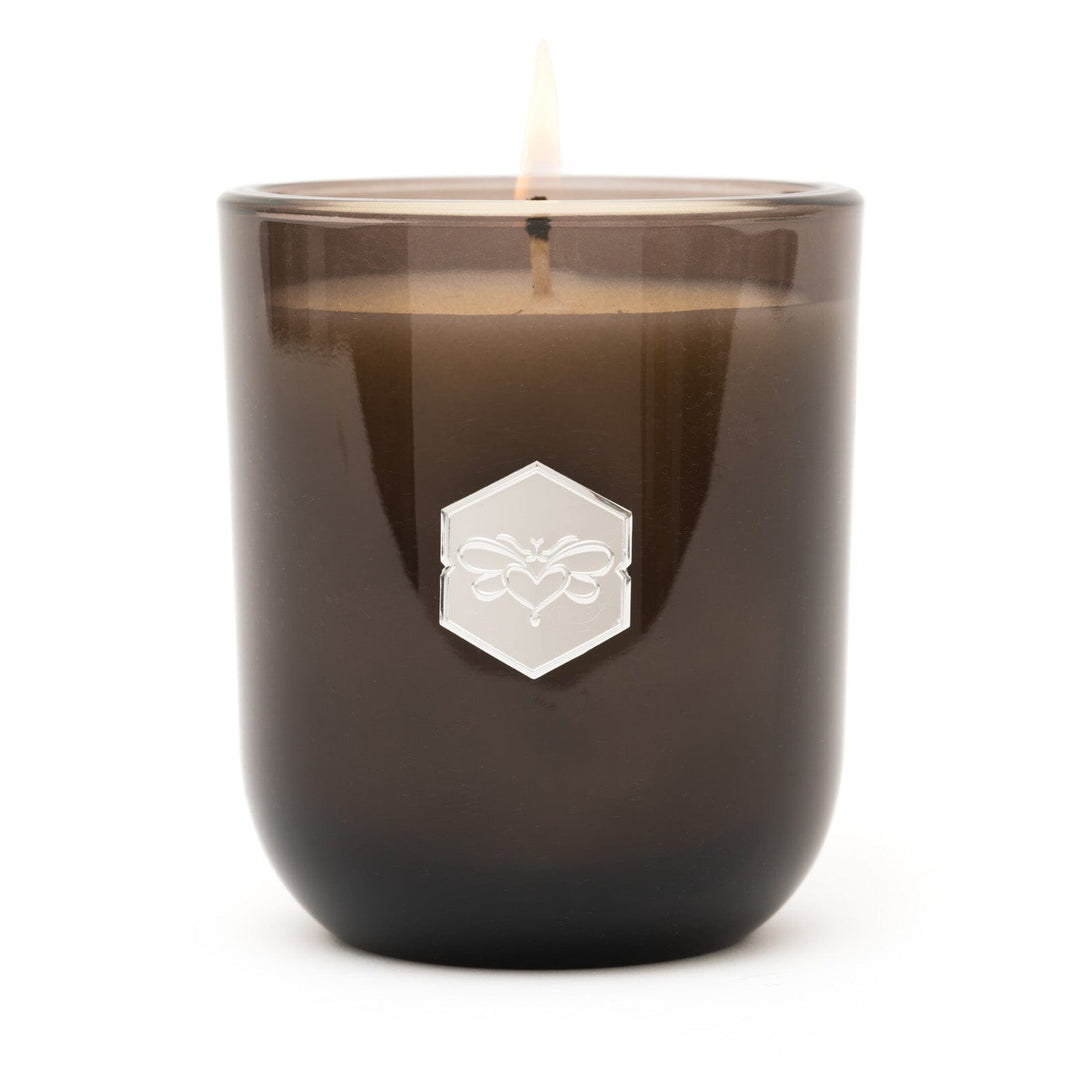 Vanilla + Citrus Luxe Candle on white