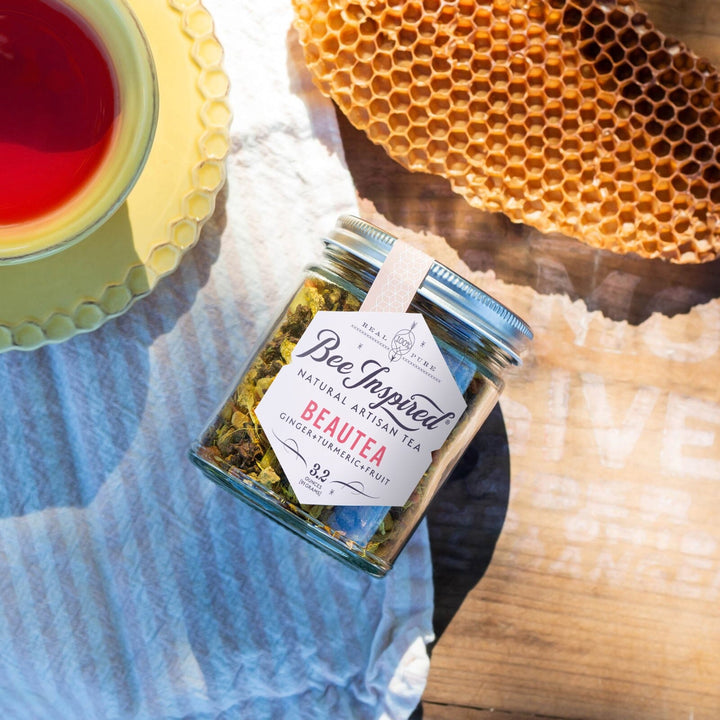 Beautea tumeric and ginger tea Bee Inspired