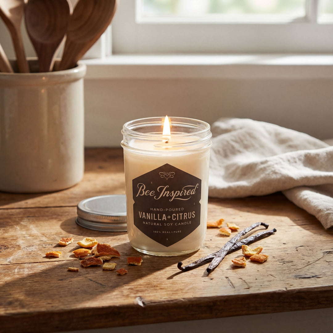Vanilla+Citrus Soy Candle