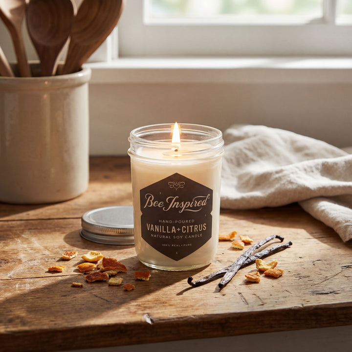 Vanilla+Citrus Soy Candle
