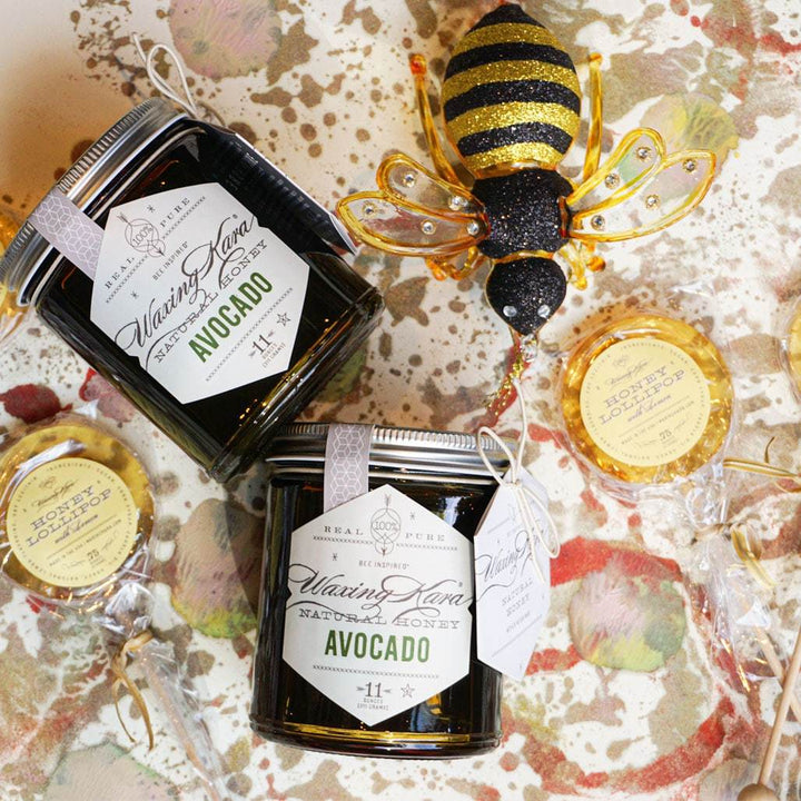 Avocado Blossom Honey in set with toy bee